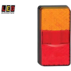 Led Autolamps 12/24V 150x80x24mm yhdistelmätakavalo 10m johdolla