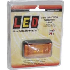 LED 12 / 24 V 58 x 35 x 19 mm keltainen äärivalo