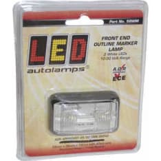 LED 12 / 24 V 58 x 35 x 19 mm kirkas äärivalo