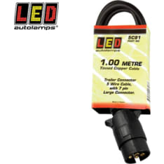Led Autolamps 1m kaapeli 7-napaisella pistokkeella