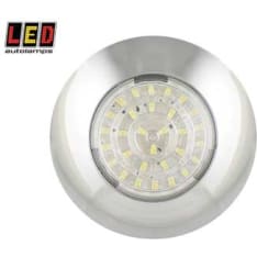 Led Autolamps 24V ø75x17mm kromi sisävalo