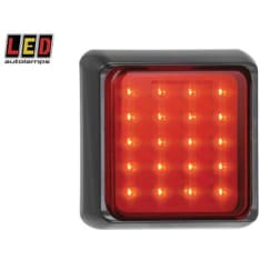 Led Autolamps 12/24V 122x122x31mm takavalo sumuvalolla