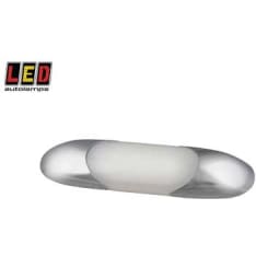 Led Autolamps 12V 100x25x10mm 16 LED sisävalo maitolasi