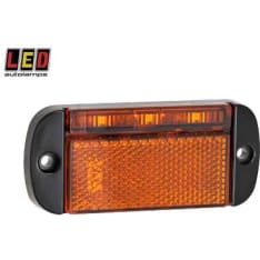 Led Autolamps 12/24V 100x44x12mm LHS keltainen äärivalo