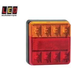 Led Autolamps 12V 100x100x22mm combination rear light