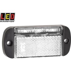 Led Autolamps 12/24V 100x44x12mm kirkas etuäärivalo musta runko