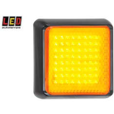 Led Autolamps 12/24V 147x147x31mm takavalo vilkku