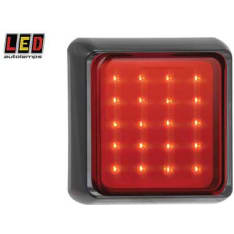 Led Autolamps 12/24V 147x147x31mm takavalo sumu