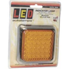 LED 80AM 12 / 24 V 100 x 100 x 28 mm takavilkku