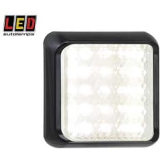 Led Autolamps 12/24V 100x100x28mm takavalo peruutus