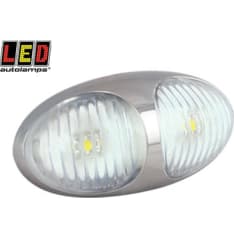 Led Autolamps 12/24V 70x35x20mm kromi kirkas etuäärivalo