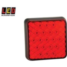 Led Autolamps 12/24V 81x81x24mm takavalo sumu