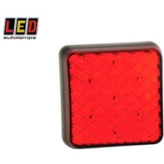 Led Autolamps 12/24V81x81x24mm takavalo taka/jarru