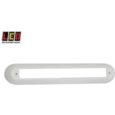 Led Autolamps 258x48x16mm valkoinen yksiosainen pinta-asennusrunko