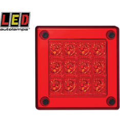 Led Autolamps 12/24V 90x90x28mm takavalo jarru