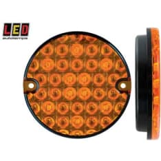 Led Autolamps 12/24V Ø95x18mm pyöreä vilkku