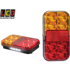 Led Autolamps 12V 150x80x29mm combination rear light