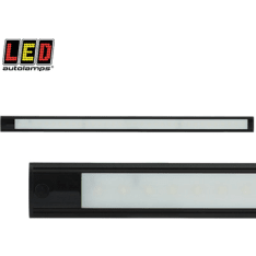Led Autolamps 12V 600x40x11mm musta alumiini sisävalo