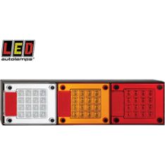 Led Autolamps 12/24V 460x130x33mm yhdistelmätakavalo peruutus
