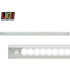 Led Autolamps 24V 770x40x11mm hopea alumiini sisävalo hipaisukytkimellä