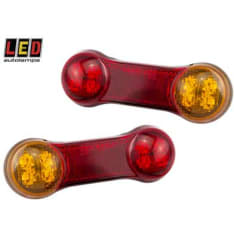Led Autolamps 12V 150x50x23mm "Dogbone" 2kpl takavalo