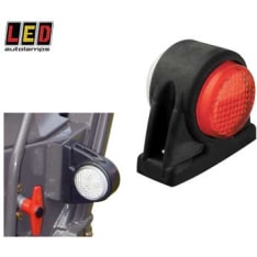 Led Autolamps 12/24V kumivarsi kirkas/punainen äärivalo