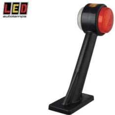 Led Autolamps 12/24V 60° kumivarsi vasen kirkas/keltainen/punainen äärivalo