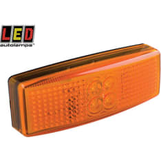 Led Autolamps 12/24V 110x40x25mm keltainen sivuäärivalo