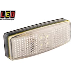 Led Autolamps 12/24V 110x40x25mm clear front light