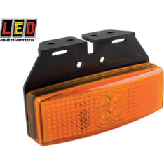 Led Autolamps 12/24V 110x47x65mm keltainen sivuäärivalo asennusjalalla