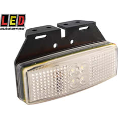 Led Autolamps 12/24V 110x47x65mm kirkas etuäärivalo asennusjalalla