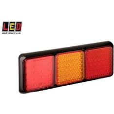 Led Autolamps 350x120x31mm 3-osainen yhdistelmätakavalo sumuvalolla