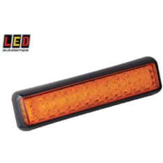 Led Autolamps 12/24V 200x50x28mm black rear light indicator