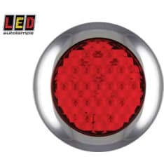 Led Autolamps 12/24V Ø145x23mm round rear/brake light