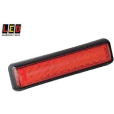 Led Autolamps 12/24V 200x50x28mm black rear light brake