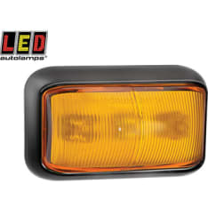 Led Autolamps 12/24V 58x35x19mm keltainen sivuäärivalo musta kehys