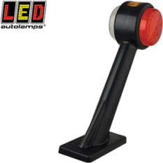 Led Autolamps 12/24V 60° kumivarsi joustava vasen kirkas/keltainen/punainen äärivalo