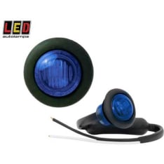 Led Autolamps 12/24V Ø28mm sininen pyöreä äärivalo