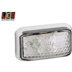 Led Autolamps 12/24V 58x35x19mm kromi kirkas etuäärivalo