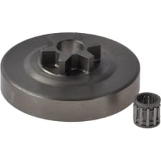 Archer Clutch drum, 3/8" 6-h., Fixed drive gear, Stihl MS200