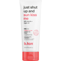 b.tan just shut up & sunkiss me medium to tan everyday glow 236 ml itseruskettava voide