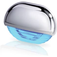 Hella step light chrome housing blue led