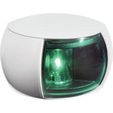 Naviled green with white shell