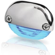 Hella step light polished rst-cup blue led