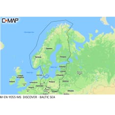 C-Map Discover Suomen sisävedet ja merialue karttakortti