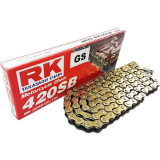 RK GS420SB gold +CL (spring lock) chain