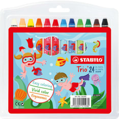 Stabilo Trio 24 väriä öljypastelliliitu