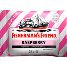 Fisherman's Friend 25 g Vadelma sokeriton kurkkupastilli