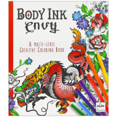 Multi Level Tattoo coloring book
