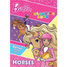 Barbie Coloring Book Horses, 32 pages